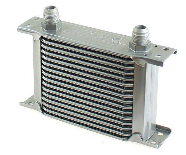 Chłodnica Oleju TurboWorks Slim Line 16-rzędowa 140x125x50 AN8 Silver
