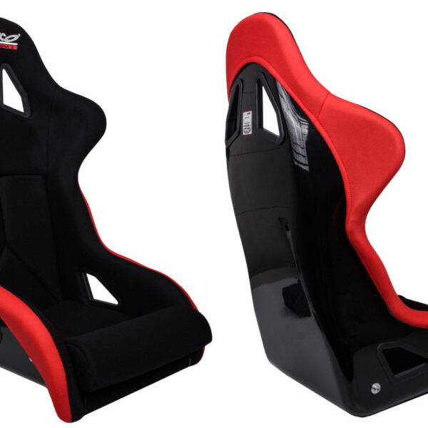 Fotel Sportowy Bimarco Cobra III Welur Black Red