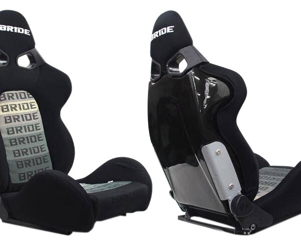 Fotel sportowy CUGA Welur Bride Czarno-Szary