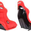 Fotel sportowy GTR Welur Bride Czerwony