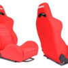 Fotel sportowy K700 Welur Bride Czerwony