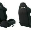 Fotel sportowy MONZA GRAND Carbon Czarny