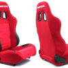Fotel sportowy RAPID Welur Bride Czerwony