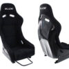 Fotel sportowy SLIDE RS zamsz Black M