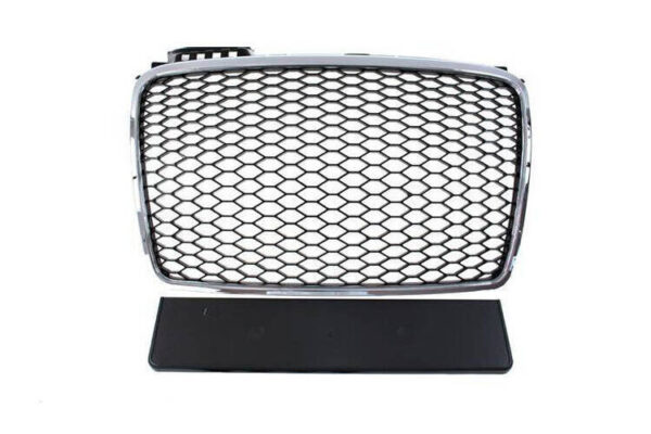 pol_pl_Grill-Audi-A4-B7-RS-Style-Chrome-Black-22127_1 Grill Audi A4 B7 RS-Style Chrome-Black