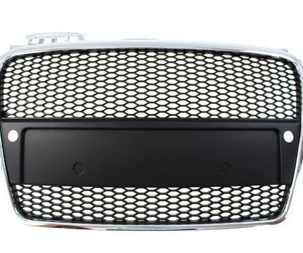 Grill Audi A4 B7 RS-Style Chrome-Black PDC