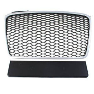 pol_pl_Grill-Audi-A4-B7-RS-Style-Silver-Black-22130_1 Fotel sportowy SLIDE Skóra Black