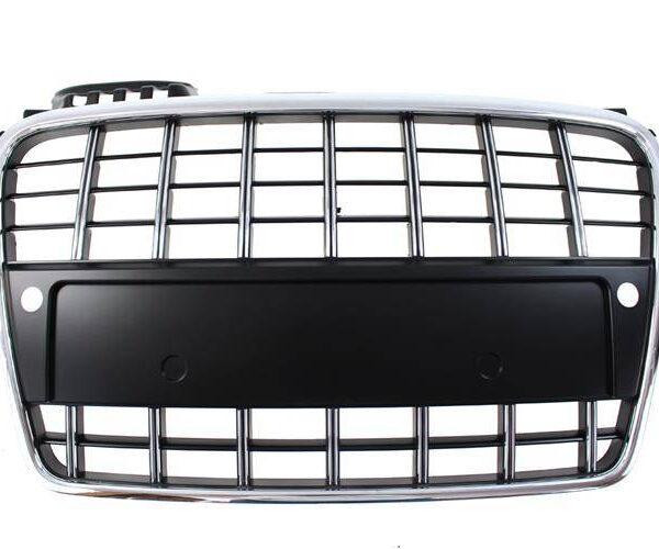 Grill Audi A4 B7 S8-Style Chrome Black PDC