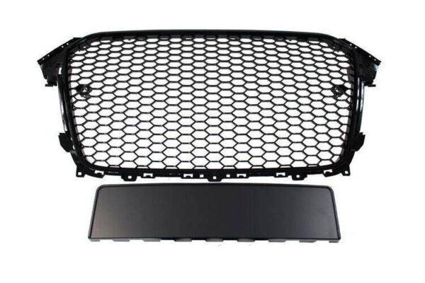 pol_pl_Grill-Audi-A4-B8-RS-Style-Bright-Black-PDC-22137_1 Grill Audi A4 B8 RS-Style Bright Black PDC