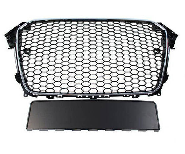 Grill Audi A4 B8 RS-Style Chrome-Black PDC