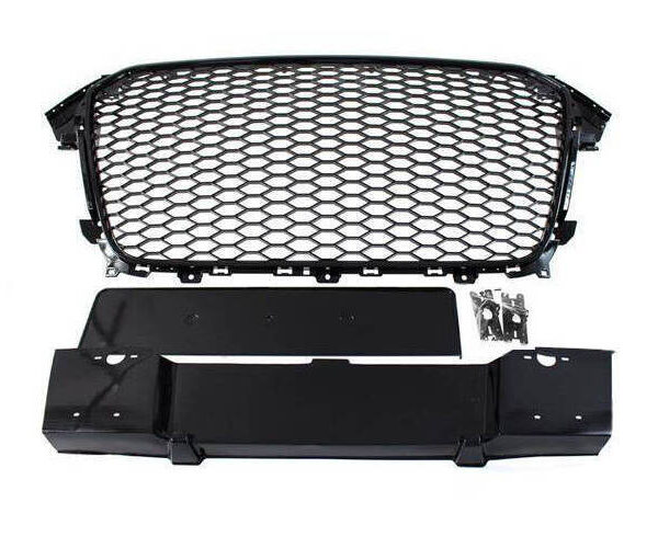 Grill Audi A4 B8 RS-Style Gloss Black PDC