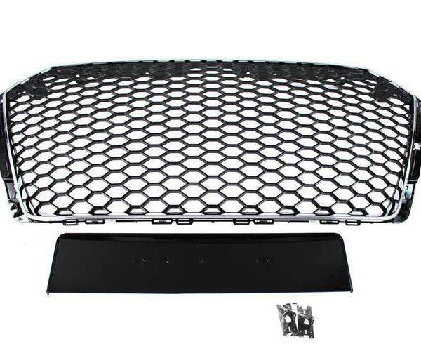 Grill Audi A4 B9 RS-Style Chrome PDC
