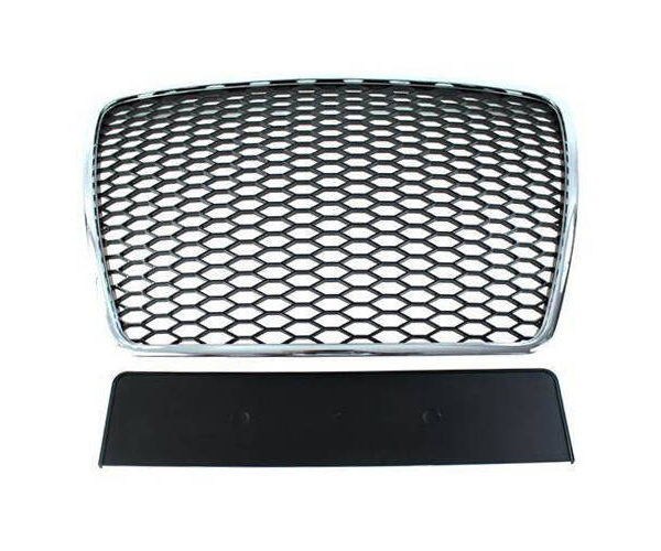 pol_pl_Grill-Audi-A6-C6-Facelift-RS-Style-Chrome-Black-22159_2 Grill Audi A6 C6 Facelift RS-Style Chrome-Black