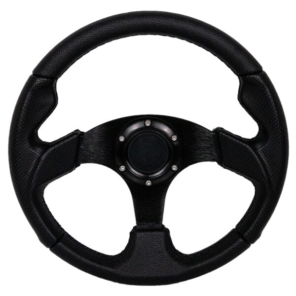 Kierownica Pro 330mm offset:0mm Skóra Black