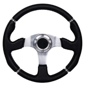 Kierownica Pro 330mm offset:0mm Skóra Black