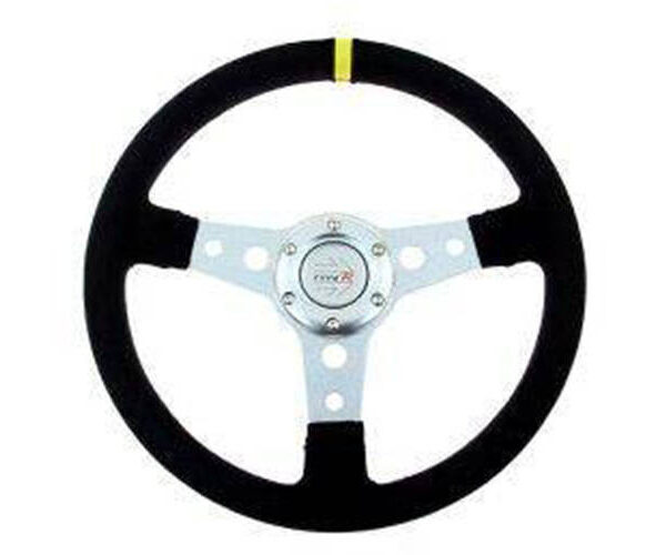 Kierownica Pro 350mm offset:0mm Zamsz Black