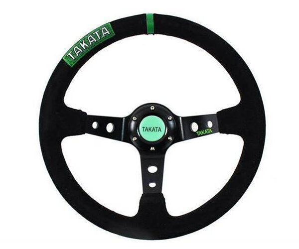 Kierownica Pro 350mm offset:80mm Takata Zamsz