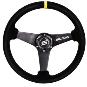 Kierownica Pro 330mm offset:0mm Skóra Black