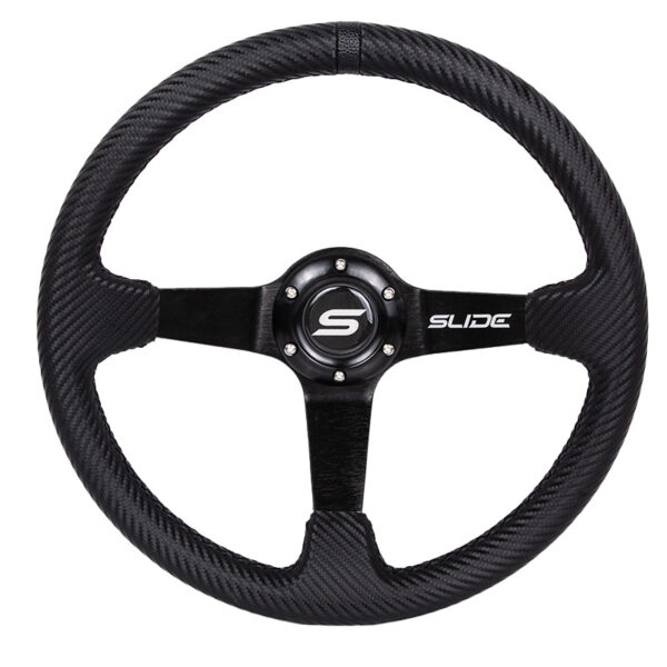 Kierownica SLIDE 350mm offset:90mm Carbon Black