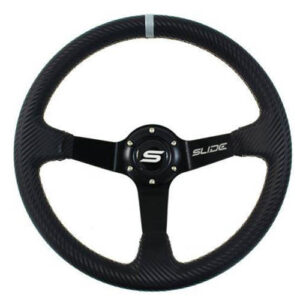 Kierownica Pro 330mm offset:0mm Skóra Black