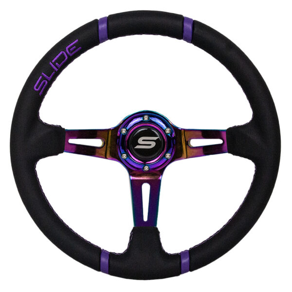 Kierownica SLIDE 350mm offset:90mm Skóra NeoChrome
