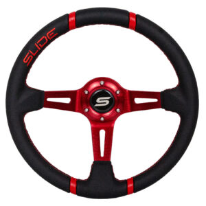 Kierownica Pro 330mm offset:0mm Skóra Black