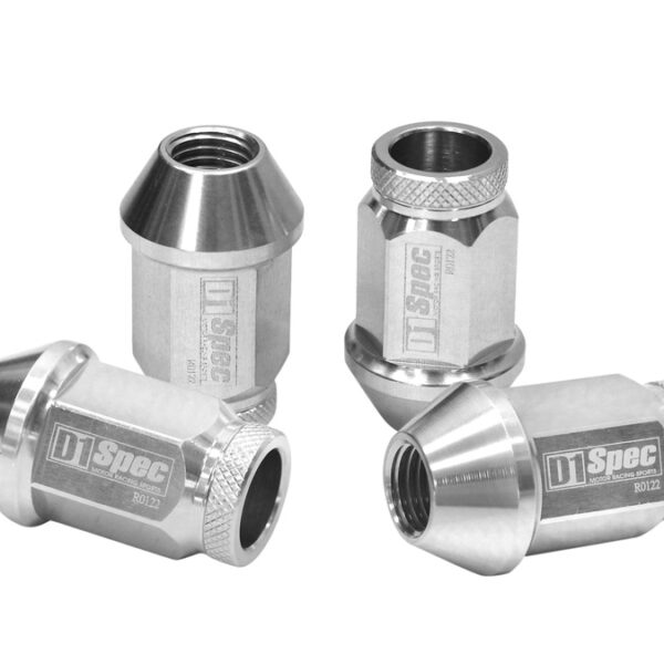 Kute nakrętki D1Spec Alu 12x1,25 Srebrne