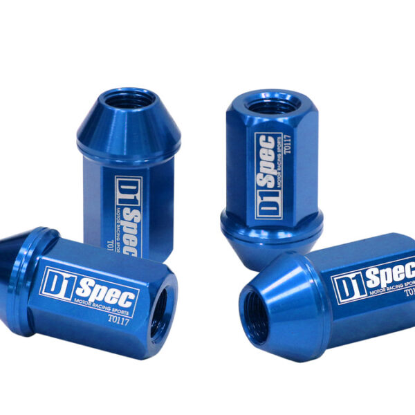 Kute nakrętki D1Spec Alu 12x1,5 Niebieskie