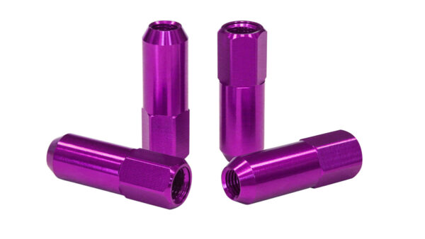 Nakrętki JBR 60mm M12 x1,25 Fioletowe