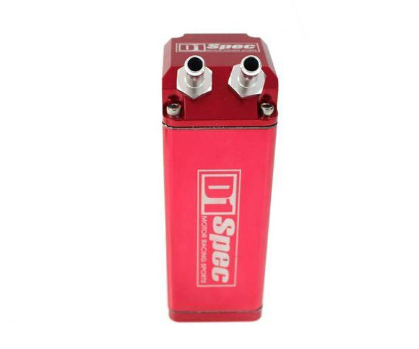 Oil catch tank D1Spec 15mm Red Square