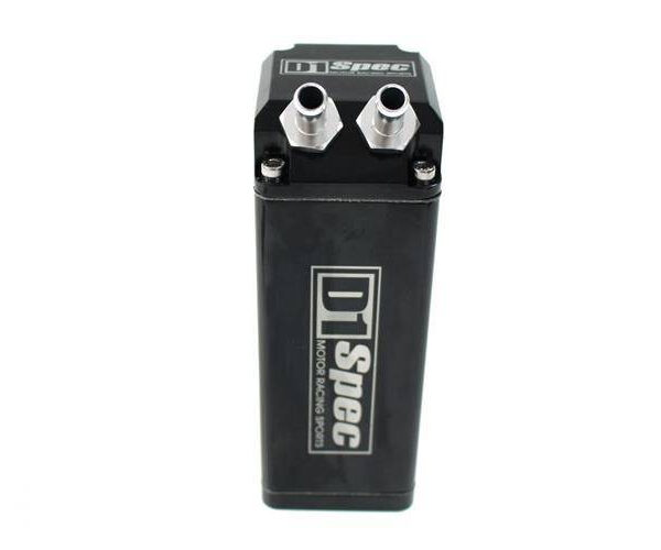 Oil catch tank D1Spec 9mm Black Square