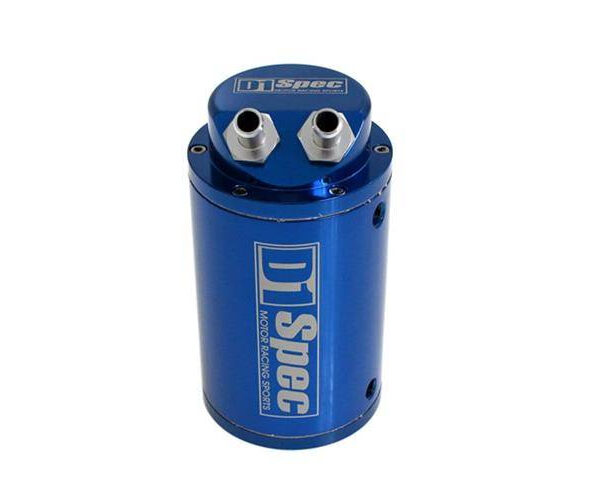 Oil catch tank D1Spec 9mm Blue