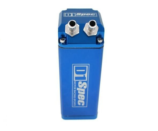 Oil catch tank D1Spec 9mm Blue Square
