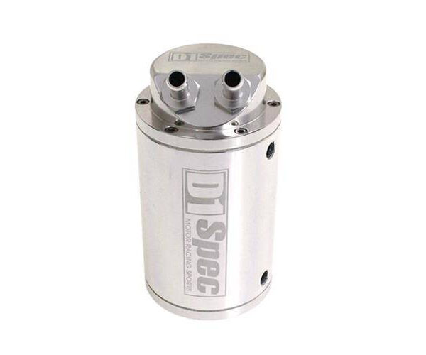 Oil catch tank D1Spec 9mm Silver