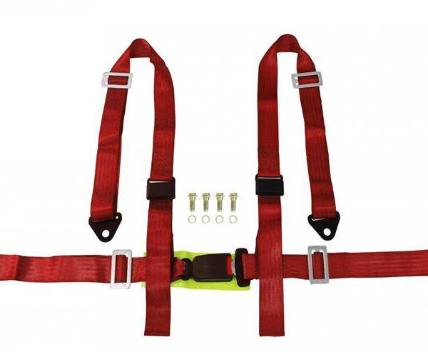Pasy sportowe 4p 2" Czerwone - E4