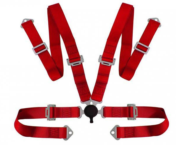 Pasy sportowe 4p 2" Czerwone - Quick