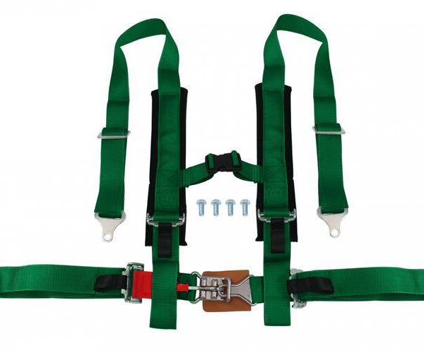 Pasy sportowe 4p 2" Zielone - Offroad