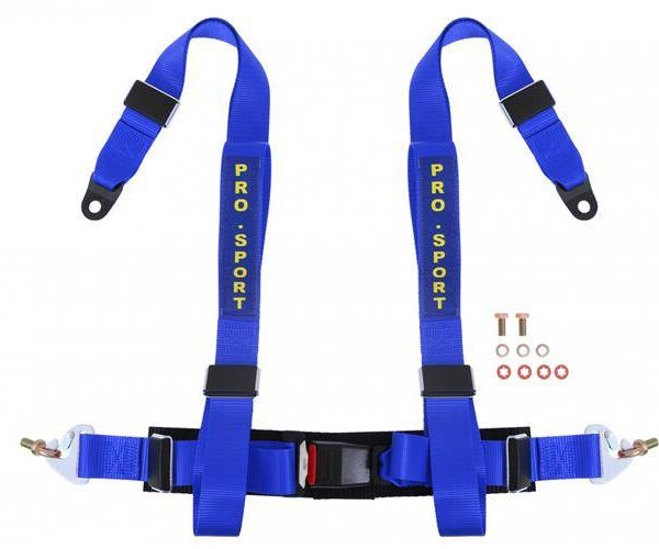 Pasy sportowe 4p 3" Niebieskie - Pro Sport