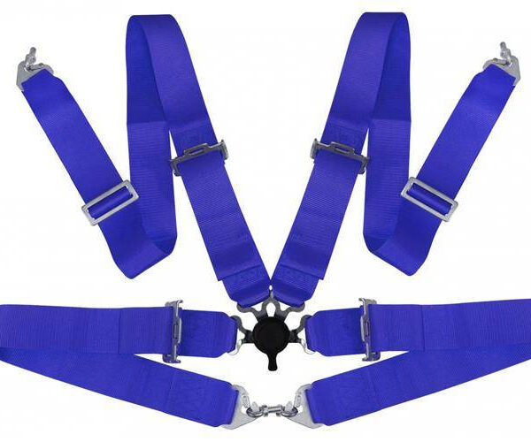 Pasy sportowe 4p 3" Niebieskie - Quick