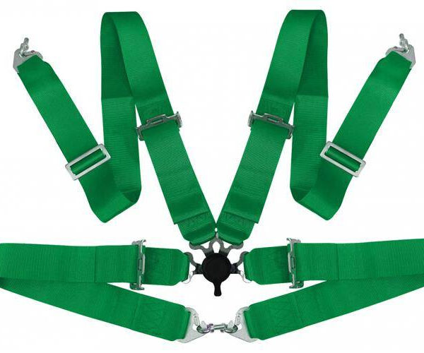 Pasy sportowe 4p 3" Zielone - Quick