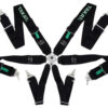 Pasy sportowe 6p 3" Czarne Takata Replica harness