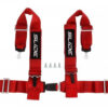 Pasy sportowe Slide 4p 3" Czerwone