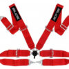Pasy sportowe Slide Quick 4p 3" Czerwone