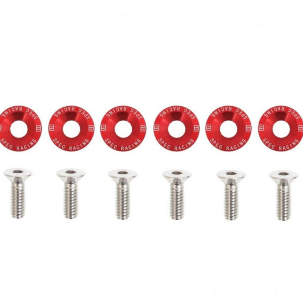 Unsupported UNICODE string Śrubki ozdobne M6x1.0 15mm D1 Red
