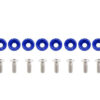Unsupported UNICODE string Śrubki ozdobne M6x1.0 15mm JDM Blue