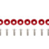 Unsupported UNICODE string Śrubki ozdobne M6x1.0 15mm JDM Red