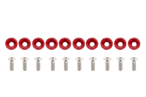 Unsupported UNICODE string Śrubki ozdobne M6x1.0 15mm JDM Red