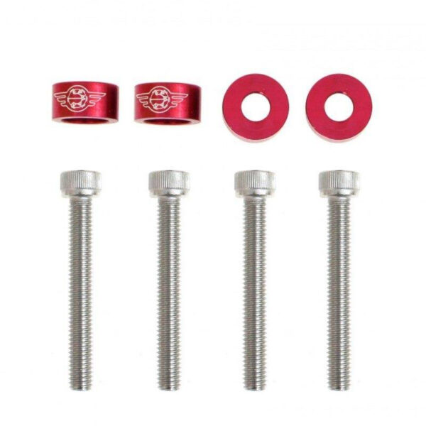 Unsupported UNICODE string Śrubki ozdobne M6x1.0 45mm JDM Red