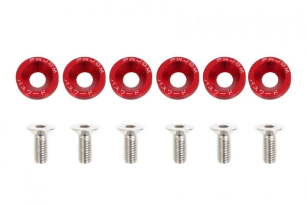 Unsupported UNICODE string Śrubki ozdobne M8x1.25 15mm JDM Red