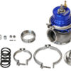 Wastegate zewnętrzny TurboWorks 50mm 1.6 Bar V-Band Niebieski